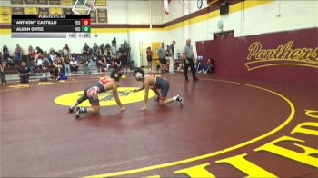 125 lbs Semifinal - Alijah Ortiz, Fresno City College vs Anthony Castillo, Fresno City College