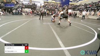 126 lbs Quarterfinal - Tucker Layne, Midwest City Bombers vs Mauricio Gonzalez, Hennessey Takedown Club