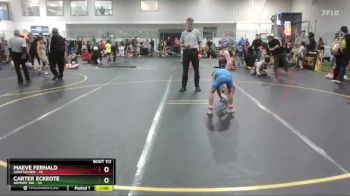 55 lbs Round 3 - Maeve Fernald, Unattached vs Carter Eckeote, Armory WA