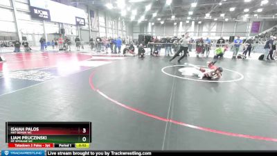 57-58 lbs Round 2 - Liam Pruczinski, Mt Spokane WC vs Isaiah Palos, Mat Demon WC