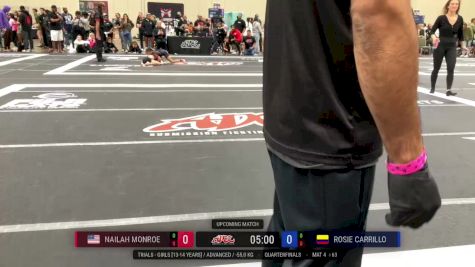 Nailah Monroe vs Rosie Carrillo 2025 ADCC Orlando Open/Youth Trials