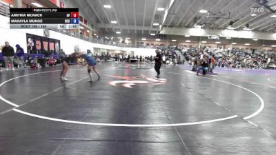 160 lbs Champ. Round 1 - Makayla Munoz, Oklahoma City University vs Amitria McNack, Avila