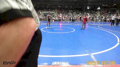 100 lbs Consi Of 16 #1 - Able Sanchez, Aztec Grappling Academy vs Bennett Campos, Hawkeye Wrestling Academy