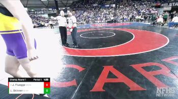 4A 220 lbs Champ. Round 1 - Jack Fluegge, Wenatchee vs Lance Skinner, Olympia