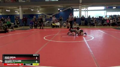 60 lbs Round 3 (6 Team) - Jojo Medal, Louisville vs Keagen St.Claire, Oregon Clay