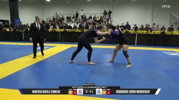 Dominique Robin Monserrat vs Vanessa Nicole Comeau 2026 Pan IBJJF Jiu-Jitsu No-Gi Championship