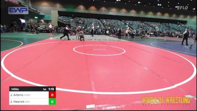 145 lbs Round Of 16 - Jaedan Adams, Cowboy Wrestling Club vs James Hearick, Sweet Home