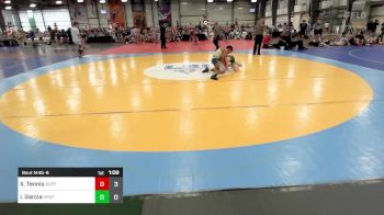 120 lbs Rr Rnd 3 - Xzavion Tennis, Buffalo Wrestling Club vs Isiah Garcia, Upstate Uprising