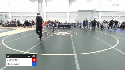 157 lbs C-8 #1 - Shayden Edwards, North Carolina vs Colin Jackson, Virginia