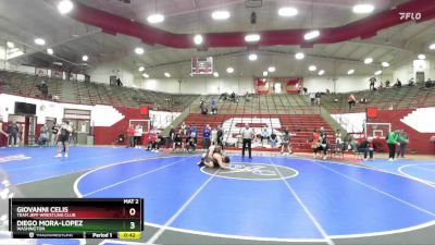 190 lbs 5th Place Match - Diego Mora-Lopez, Washington vs Giovanni Celis, Team Jeff Wrestling Club