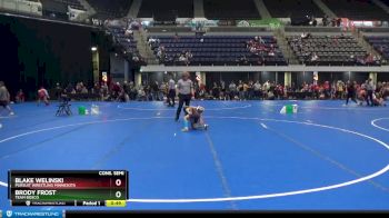 55 lbs Cons. Semi - Blake Welinski, Pursuit Wrestling Minnesota vs Brody Frost, Team Bosco