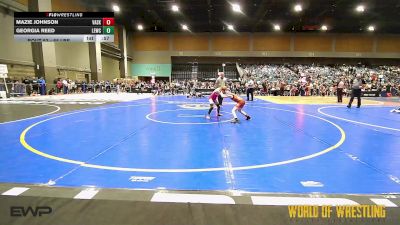 65 lbs Consi Of 4 - Mazie Johnson, Vasky Bros vs Georgia Reed, Legacy Elite Wrestling Club