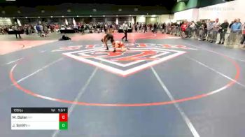 106 lbs Consolation - Matthew Dolan, WV vs Jamarcus Smith, MI