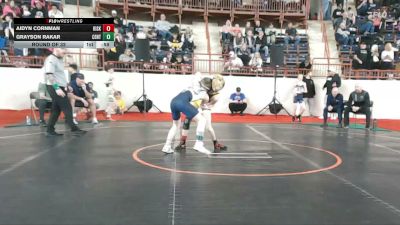 100_B lbs Round Of 32 - Aidyn Cornman, Kiski Area vs Grayson Rakar, Central Cambria