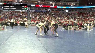 1A-126 lbs Cons. Round 2 - Kolbie Vance, Nashua-Plainfield vs Jasper Sonberg, Osage