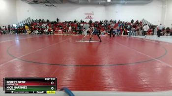 126 lbs 13th Place Match - Robert Ortiz, Fort Lupton vs Nico Martinez, Lutheran