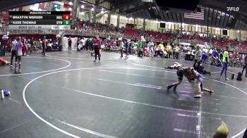 85 lbs Cons. Round 5 - Kade Thomas, St Paul Youth Wrestling vs Braxtyn Werger, Hawks Wrestling Club (Lincoln)