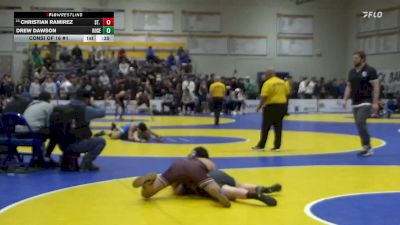 129 lbs Consi Of 16 #1 - Christian Ramirez, St. Peter`s Prep (NJ) vs Drew Dawson, Roseburg (OR)