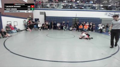 85 lbs Cons. Round 2 - Jackson Wagner, Idaho Falls Wrestling Club vs Knox Jensen, Idaho Falls Wrestling Club