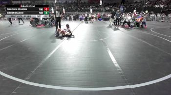 80 lbs Round Of 16 - Shaelyn Seaman, Toms River vs Brynn Mason, Power Half Wrestling Academy