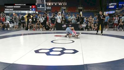 113 lbs Cons. Rd Of 64 - Xander Webber, Ohio vs Jose Diaz, Texas