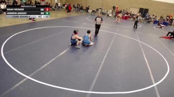 16U - 138 lbs Cons. Round 4 - Andrew Ankeny, Robbinsdale Area Wrestling vs Noah Wegner, Shakopee Mat Club