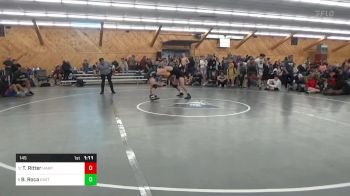 145 lbs Consi Of 8 #2 - Talon Ritter, Harpursville vs Brandon Roca, East Stroudsburg
