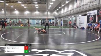 108 lbs Prelims - Zackery Cunningham, Team USA-Kansas vs Benjamin Davino, Elite Athletic Club DZ