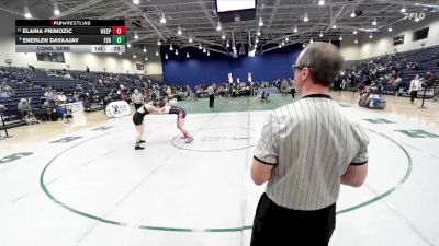 165 lbs Cons. Semi - Enerlen Davaajav, Freedom (South Riding) vs Elaina Primozic, West Springfield