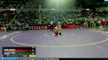 138 lbs Champ. Round 1 - Luke Teusch, Huntington North vs Robert Dinn, Western.
