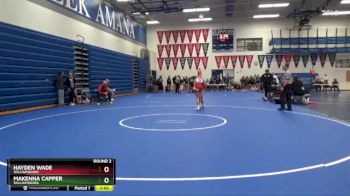 JV-4 lbs Round 2 - Hayden Wade, Williamsburg vs Makenna Capper, Williamsburg