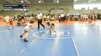 56 lbs Semifinal - Christian DaQuisto, Mat Assassins Black - EL vs Nico Lopez, POWA - EL