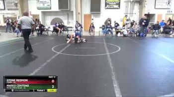 96 lbs Round 7 (8 Team) - Stone Redmon, POWA vs Mateo Centeno, PA Alliance Blue