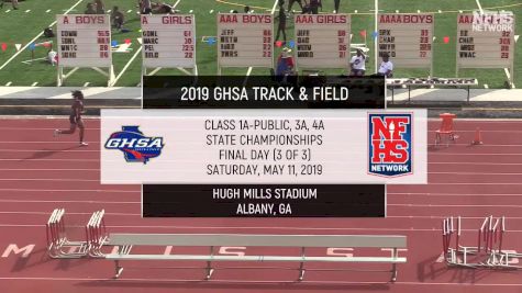 2019 GHSA Outdoor Championships | 1A Public-3A-4A - Day Three Replay