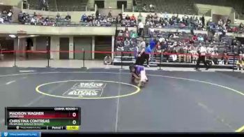 114 lbs Champ. Round 1 - Madison Wagner, Dodgeland vs Christina Contreas, Milwaukee Ronald Reagan
