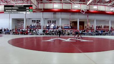 125 lbs Cons. Round 2 - Mason Jones, Manchester vs Jushawn Ferrell, Alma