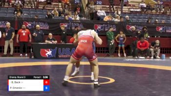 77 lbs Champ. Round 3 - Benjamin Peak, Sunkist Kids Wrestling Club vs Ashton Miess, Combat W.C. School Of Wrestling