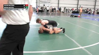 170 lbs Consi Of 32 #1 - Kaleb Belcher, MO vs Devan Bacote, CT