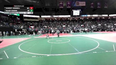 55 lbs Champ. Round 2 - Ramsey Gemmell, MP1 vs Elliot Hardin, JRP1