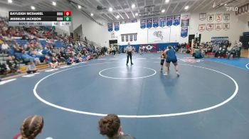 190 lbs Quarterfinal - Jesselee Jackson, Burns/Pine Bluffs vs Bayleigh McDaniel, Douglas