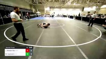 120 lbs Quarterfinal - Jack Bastarrika, Iron Horse Blue vs Marcello Ioannoni, Seahawks Blue