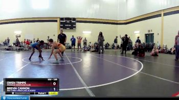 138 lbs Quarterfinal - Owen Trimpe, Franklin Wrestling Club vs Brevin Cannon, Red Cobra Wrestling Academy