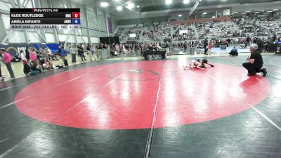70.1-74.9 lbs Champ. Rd Of 16 - Kloe Routledge, Husky Wrestling Club vs Ariela Infante, All American Wrestling Club