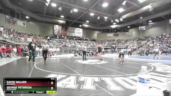 1A 150 lbs Quarterfinal - Zayde Walker, Altamont vs George Peterson, Escalante