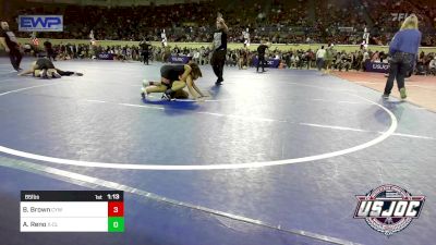 85 lbs Rr Rnd 1 - Brea Brown, Coweta Tiger Wrestling vs Athena Reno, X-Clusive Wrestling