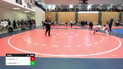100 lbs Consi Of 16 #2 - Jonathan Aguilar, Georgia vs Ec Braswell, Georgia