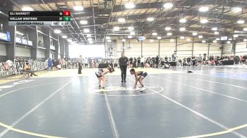 75 lbs Quarterfinal - Eli Barrett, VA vs Kellan Winters, NY