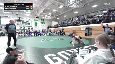 157 lbs Semis & 1st Wb (8 Team) - Dylan Johnson, Harrisburg vs Markus Pitkin, Watertown