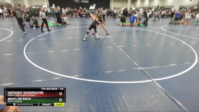 115 lbs Cons. Round 1 - Braylon Bach, South Dakota vs Anthony Goodpaster, Sebolt Wrestling Academy