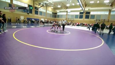 110lbs Champ. Round 2 - Kamilah Martinez, Moses Lake (Girls) vs Nevaeh L. Taylor, Blaine (Girls)